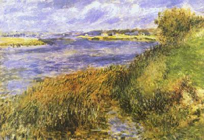 Pierre Renoir Banks of the Seine at Champrosay China oil painting art
